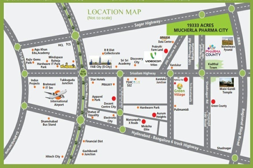 Green village map