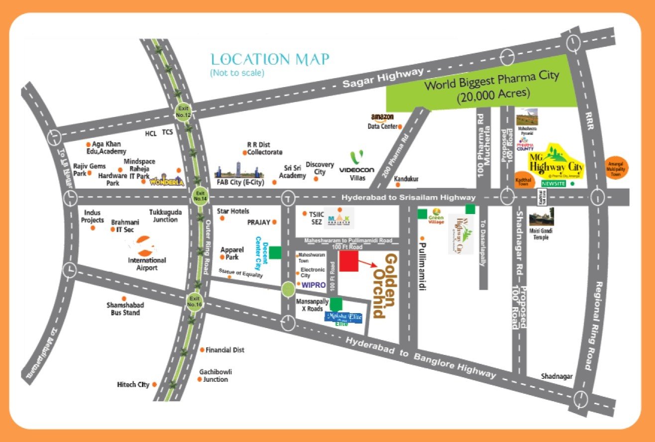 shubha avani golden orchid project location